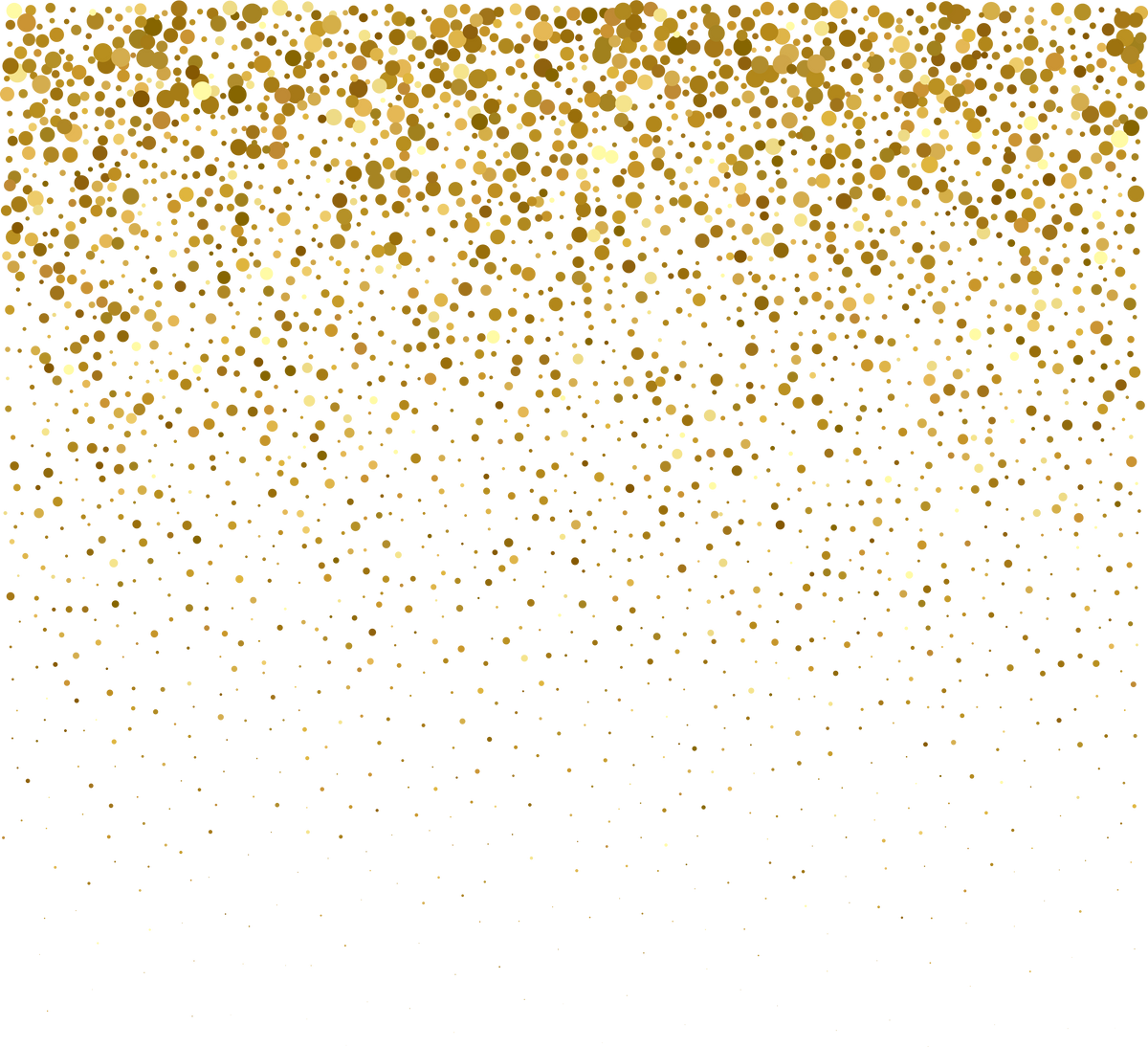 Aesthetic Gold Confetti